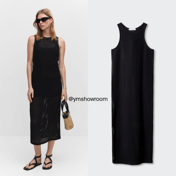 MANGO Openwork dress - Picture 1 of 4